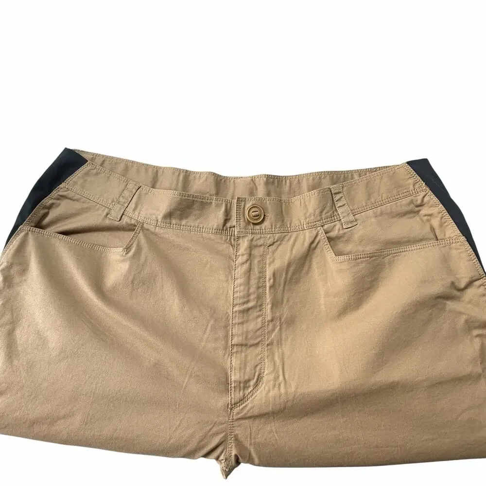 The North Face Hiking Utility Pants Men's XL 38x28 Tan Articulated Knees Outdoor